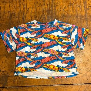 Nooworks Lobster Dream Crop Top Size M